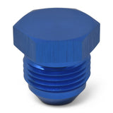 Russell Performance -10 AN Flare Plug (Blue) - 660210