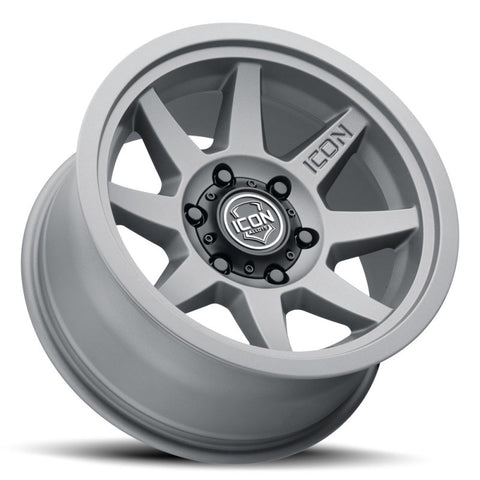 ICON Rebound 17x8.5 6x5.5 25mm Offset 5.75in BS 95.1mm Bore Charcoal Wheel - 1917859057CH