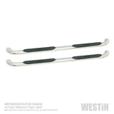 Westin 19-22 Chevrolet Silverado 1500 DC Platinum 4 Oval Nerf Step Bars - SS - 21-4120