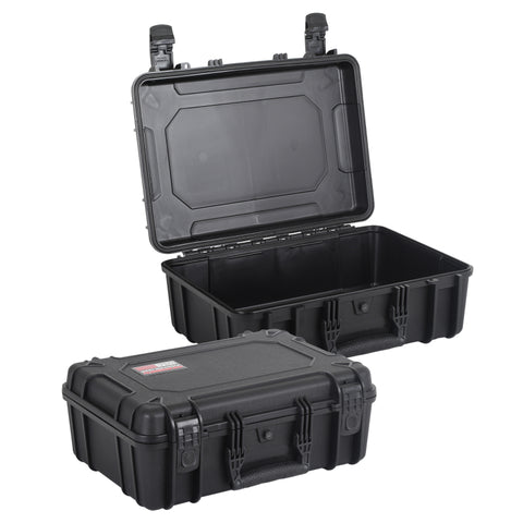 Go Rhino XVenture Gear Hard Case - Medium 18in. / Lockable / IP67 / Automatic Air Valve - Tex. Black - XG181407