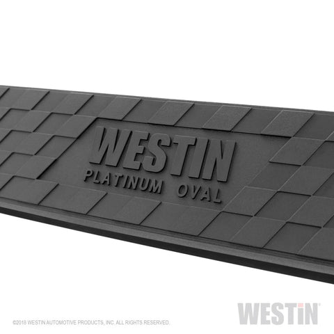 Westin 2019 Chevrolet Silverado/Sierra 1500 Crew Cab Platinum 4 Oval Nerf Step Bars - SS - 21-4130