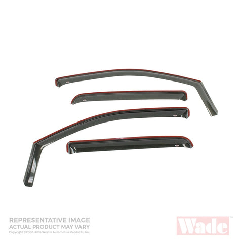 Westin 2006-2011 Toyota Rav4 Wade In-Channel Wind Deflector 4pc - Smoke - 72-88409