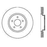 StopTech Infiniti G37 / Nissan 370Z SportStop Slotted & Drilled Front Left Rotor - 127.42100L