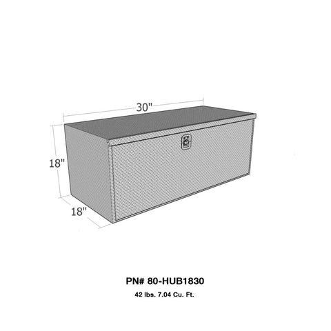 Westin/Brute HD Under Body 18in x 30in Drop Down Door - Aluminum - 80-HUB1830