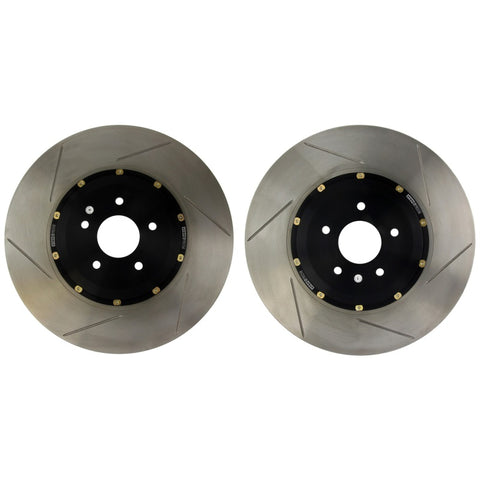 StopTech 08-16 Mitsubishi Lancer Evo X AeroRotor 2pc Drilled Front Rotor (Pair) - 81.625.9921