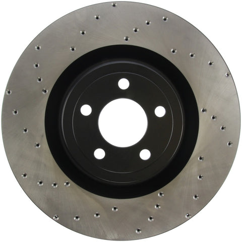 StopTech Cross Drilled Sport Brake Rotor - 2015 Ford Mustang w/ Brembo - Front Right - 128.61116R