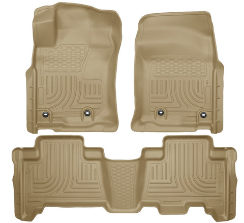 Husky Liners 2013 Toyota 4Runner WeatherBeater Tan Front & 2nd Seat Floor Liners - 99573