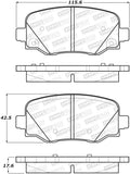 StopTech Street Brake Pads - Rear - 308.18090