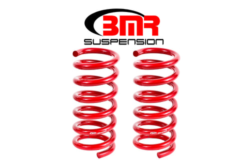 BMR 15-17 S550 Mustang Rear Performance Version Lowering Springs - Red - SP082R