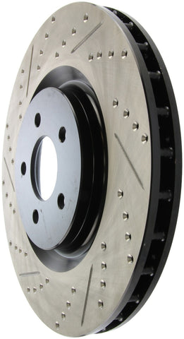 StopTech Slotted & Drilled Sport Brake Rotor - 127.61089R