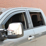 Westin 2016-2018 Nissan Titan XD/Titan Wade In-Channel Wind Deflector 4pc - Smoke - 72-69483