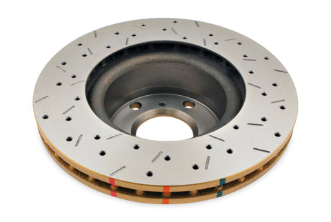 DBA 99-00 BMW 328 / 01-05 325 / 00-01 323 (E46) Rear Drilled & Slotted 4000 Series Rotor - 4967XS