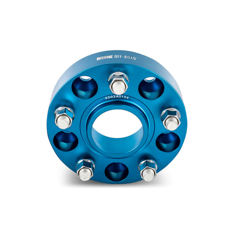 Mishimoto Borne Off-Road Wheel Spacers - 5x127 - 71.6 - 45mm - M14 - Blue - BNWS-003-450BL