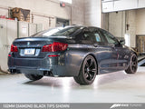 AWE Tuning BMW F10 M5 Touring Edition Axle-Back Exhaust Diamond Black Tips - 3015-43066