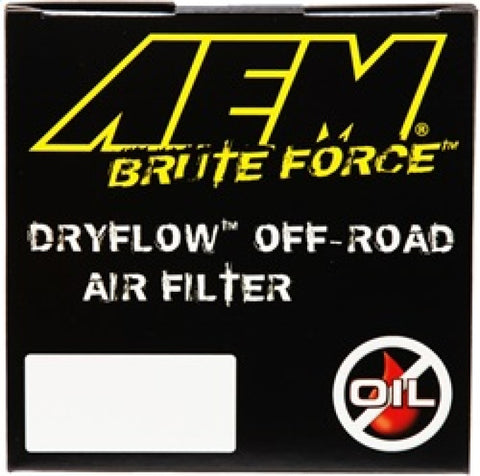 AEM Dryflow 3.5in. X 7in. Round Tapered Air Filter - 21-2047BF