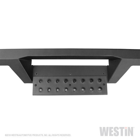 Westin 2019 Chevrolet Silverado / GMC Sierra 1500 Crew Cab Drop Nerf Step Bars - Textured Black - 56-14135