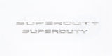 Putco 17-20 Ford SUPERDUTY Letters (Stamped/Stainless Steel) Hood/Front - 55553FD