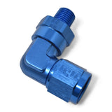 Russell Performance -8 AN 90 Degree Female to Male 1/4in Swivel NPT Fitting - 614008