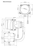 Hella 90MM Bi-Xenon High/Low Beam Module Head Lamp - 009997021