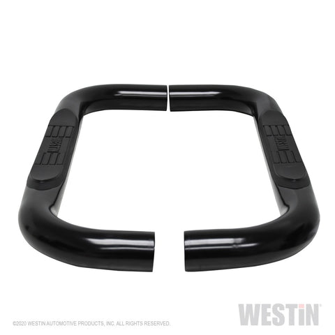 Westin 19-20 Chevy/GMC Silverado/Sierra 1500 Regular Cab E-Series 3 Nerf Step Bars - Black - 23-4115