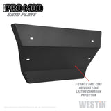 Westin 19-21 Chevrolet Silverado 1500 Outlaw/Pro-Mod Skid Plate - Tex. Blk - 58-71215