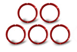 KC HiLiTES FLEX Series Colored Bezel Rings (5 pack) - Red - 30564