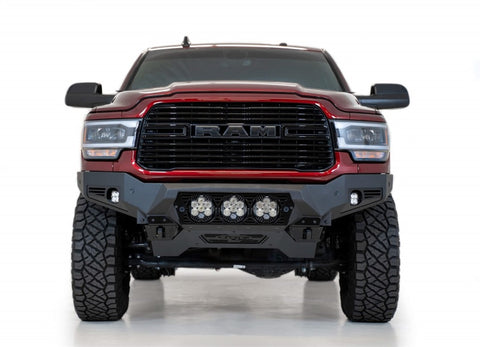 Addictive Desert Designs 19-21 Ram 2500/3500 Bomber HD Front Bumper (Baja Designs LP6 Mounts) - F560014100103