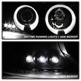 Spyder GMC Sierra 1500/2500 99-06 Projector Headlights LED Halo LED Blk Smke PRO-YD-CDE00-HL-BSM - 5078292