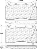 StopTech Street Touring 04-07 STi / 03-06 Evo / 08-10 Evo Front Brake Pads - 308.10010