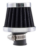 Spectre Breather Filter 10mm Flange / 2in. OD / 1-3/4in. Height - Black - 3991