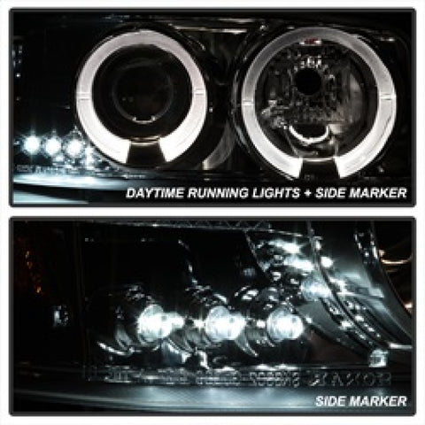 Spyder GMC Sierra 1500/2500/3500 99-06 Projector Headlights LED Halo LED Smoke PRO-YD-CDE00-HL-SMC - 5009371