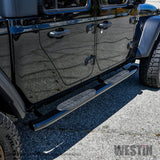 Westin 2020 Jeep Gladiator PRO TRAXX 5 WTW Oval Nerf Step Bars - Black - 21-54165