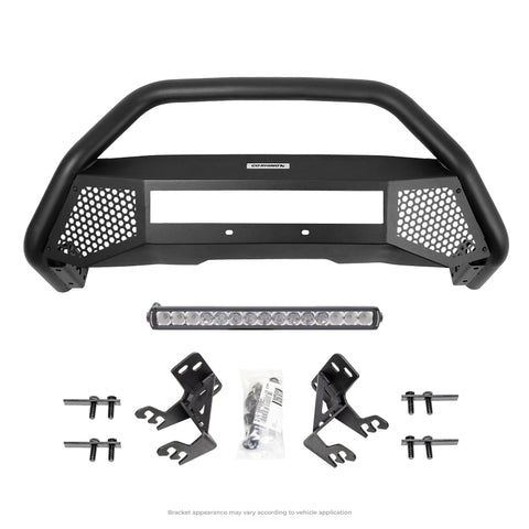 Go Rhino 16-20 Nissan Titan XD RC4 LR Complete Kit - w/GR Light - Tex Blk - 5422620LT