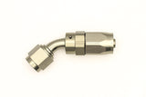 DeatschWerks 6AN Female Swivel 45-Degree Hose End CPE - 6-02-0802