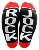 RockJock Socks Black w/ Red and White Logo - RJ-717001-1