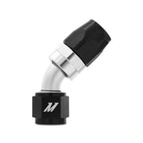 Mishimoto Aluminum -8AN 45 Degree Fitting - Black - MMFT-SW-08-45