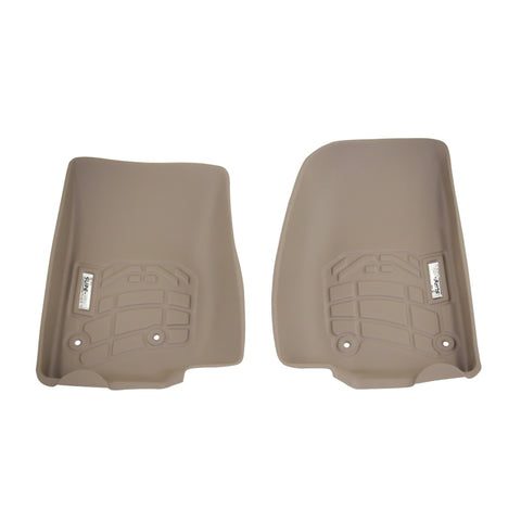 Westin 2014-2018 Jeep Wrangler / Wrangler Unlimited Wade Sure-Fit Floor Liners Front - Tan - 72-130066