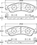 StopTech Street Touring Brake Pads - 308.04120