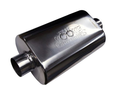 Kooks Universal 2 1/2in Center/Center Oval Muffler (4x8x12) - KO250-12