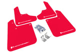 Rally Armor 93-01 Subaru Impreza RS Red UR Mud Flap w/ White Logo - MF2-UR-RD/WH