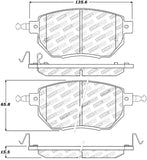 StopTech Performance 03-11/05 Infiniti / 05-06 Nissan Front Brake Pads - 309.09690