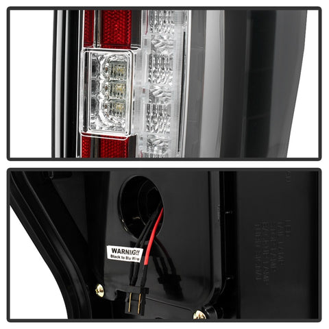 Spyder 17-18 Ford F-250 Super Duty (Excl LED Models) LED Tail Lights - Chrome (ALT-YD-FS17-LED-C) - 5085573