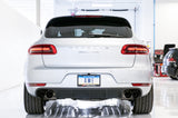 AWE Tuning Porsche Macan Track Edition Exhaust System - Diamond Black 102mm Tips - 3020-43040