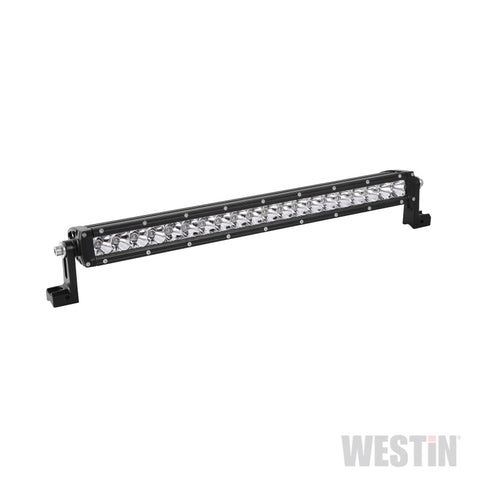 Westin Xtreme LED Light Bar Low Profile Single Row 20 inch Flood w/5W Cree - Black - 09-12270-20F