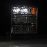 AlphaRex 04-15 Chevy 1500HD NOVA-Series LED Proj Headlights Chrome w/Activ Light/Seq Signal & SB DRL - 880240