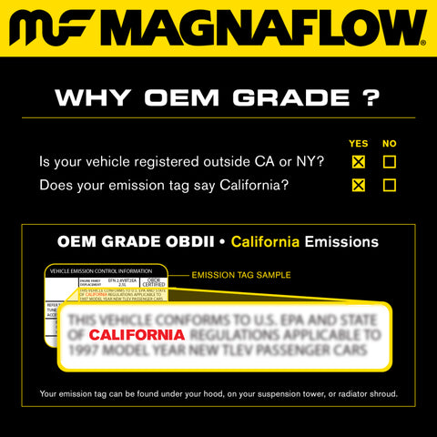 MagnaFlow Conv Direct Fit OEM 14-15 Audi A4 L4 2.0L - 52352