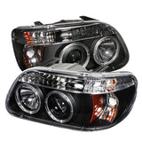 Spyder Ford Explorer 95-01 1PC Projector Headlights LED Halo Blk PRO-YD-FEXP95-HL-1PC-BK - 5010131