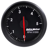 Autometer Airdrive 2-1/6in Tachometer Gauge 0-5K RPM - Black - 9198-T