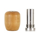 Mishimoto Short Steel Core Wood Shift Knob - Beech - MMSK-WD-SBE