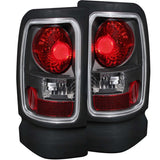 ANZO 1994-2001 Dodge Ram Taillights Black - 211048